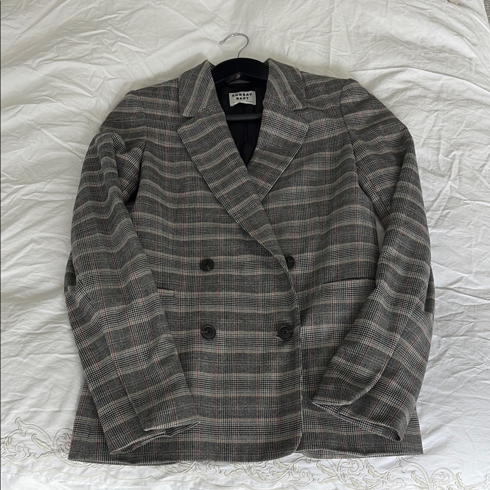 Sunday Best - Plaid/Checkered Blazer - XS